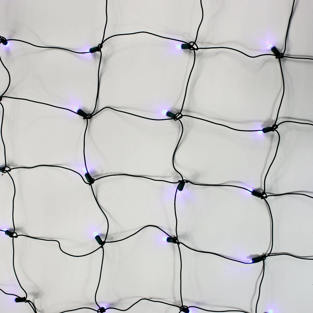 100-light Blue 5mm LED Net Lights, Green Wire 2 100-light Blue 5mm LED Net Lights, Green Wire - Image 2