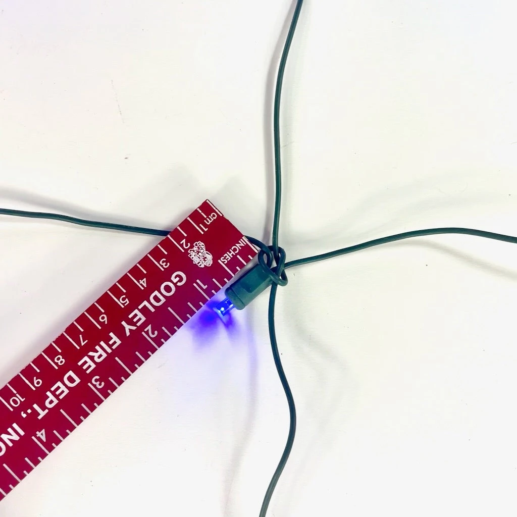 100-light Blue 5mm LED Net Lights, Green Wire 5 100-light Blue 5mm LED Net Lights, Green Wire - Image 5