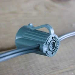 C9 (E17) 100' Cord 12" Spacing, Green SPT-1 Wire -Christmas Light Store bottom green christmas light socket