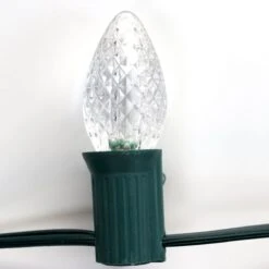 C7 (E12) 500' Spool 15" Spacing, Green SPT-2 Wire -Christmas Light Store c7 green wire f d2906078 9b53 4d5e 9f20 ab0a8a7e1544