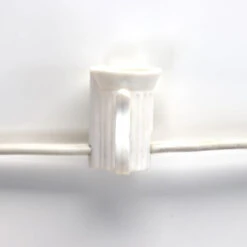 C7 (E12) 500' Spool 12" Spacing, White SPT-1 Wire