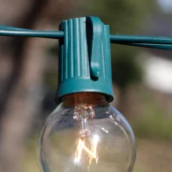 C9 (E17) 50' Cord 12" Spacing, Green SPT-1 Wire -Christmas Light Store c9 e17 christmas light stringer cord green 031418 aaa435f3 2fc7 4483 83b8 5e98efeb21c6