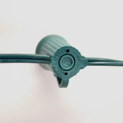 C9 (E17) 25' Cord 12" Spacing, Green SPT-1 Wire -Christmas Light Store c9 green wire e a15c61cb f81f 4fe7 b6d1 35dcf6cd3289