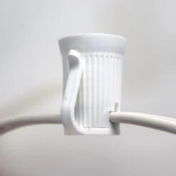 C9 (E17) 100' Cord 12" Spacing, White SPT-2 Wire -Christmas Light Store c9 white wire c 33dabde7 b562 44f4 a8c4 1c3ce2ab96c0