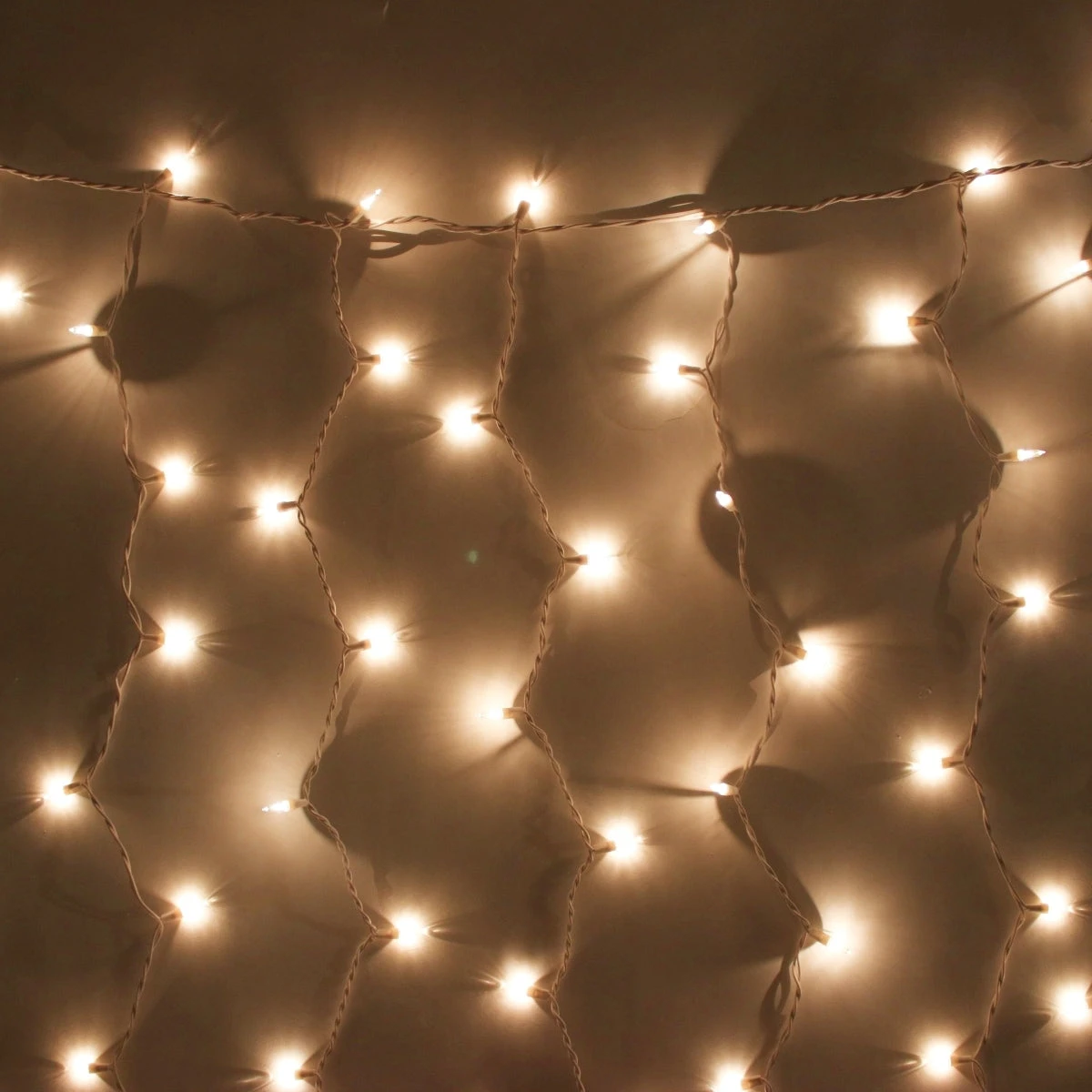 8-Foot Glass Curtain Lights Clear Bulbs White Wire 3 8-Foot Glass Curtain Lights Clear Bulbs White Wire - Image 3