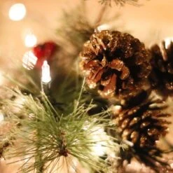 100-bulb Clear Mini Lights, 4" Spacing, Green Wire -Christmas Light Store clear mini lights christmas lights pinecones 050818