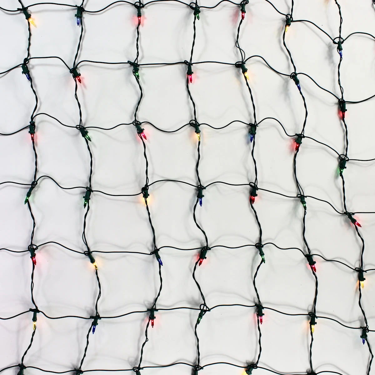 150-bulb Multicolor Net Lights, Green Wire 3 150-bulb Multicolor Net Lights, Green Wire - Image 3