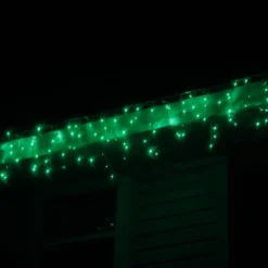 100-light Green 5mm LED Icicle Lights, White Wire 12 100-light Green 5mm LED Icicle Lights, White Wire -Christmas Light Store green 5mm led icicle lights white wire a85b7645 0e9c 458b 9bc0 542de26bafc7