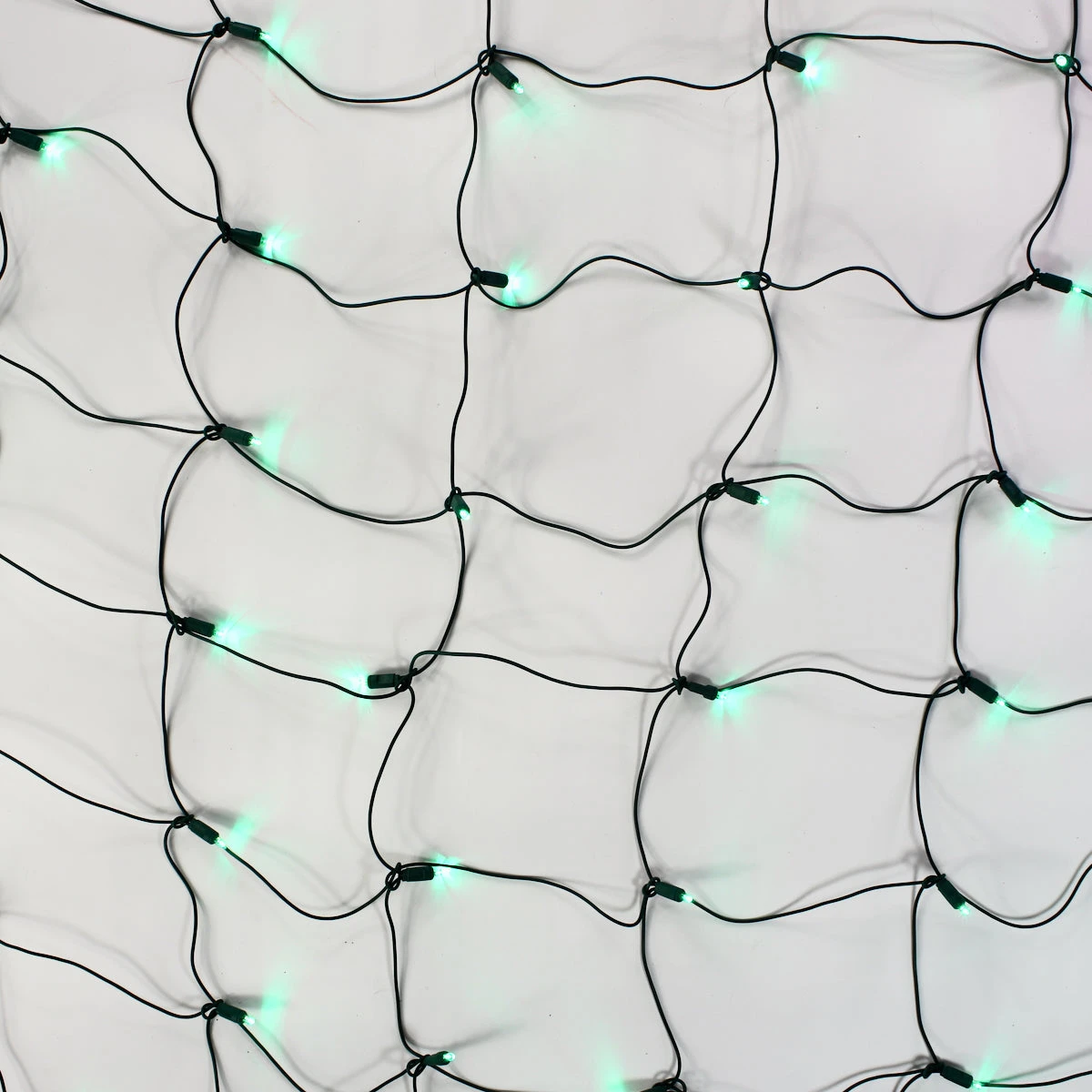 100-light Green 5mm LED Net Lights, Green Wire 2 100-light Green 5mm LED Net Lights, Green Wire - Image 2