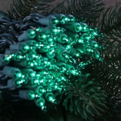100-bulb Green Mini Lights, 4" Spacing, Green Wire -Christmas Light Store green christmas tree lights green wire 090518a 6b9b3f89 a36e 4e6f b34f 8eb29717f497