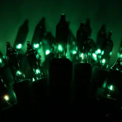 100-bulb Green Mini Lights, 4" Spacing, Green Wire -Christmas Light Store green glass mini lights green wire c 7a707882 86e6 44c4 8a38 6102c2e7cb7c