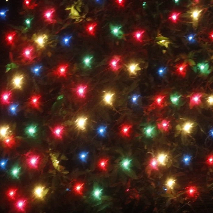 150-bulb Multicolor Net Lights, Green Wire 2 150-bulb Multicolor Net Lights, Green Wire - Image 2