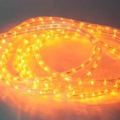 1/2" Orange LED Rope Lights 9 1/2" Orange LED Rope Lights -Christmas Light Store orange led rope light christmas 82418
