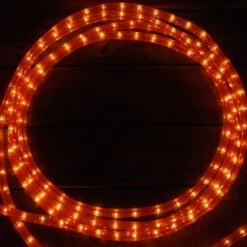 1/2" Orange Incandescent Rope Lights 10 1/2" Orange Incandescent Rope Lights -Christmas Light Store orange rope light 918