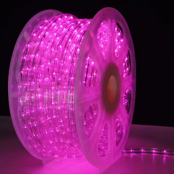 3/8" Pink LED Rope Lights 1 3/8" Pink LED Rope Lights