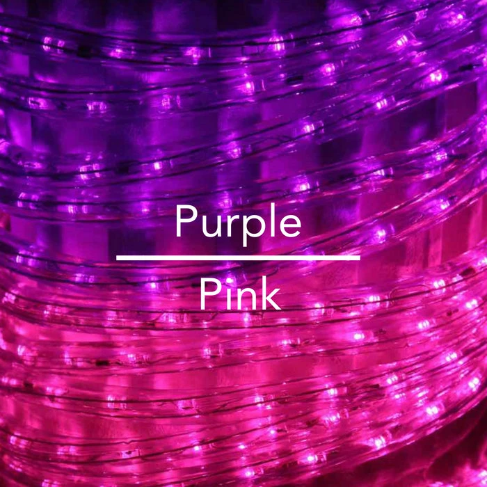 3/8" Pink LED Rope Lights 3 3/8" Pink LED Rope Lights - Image 3