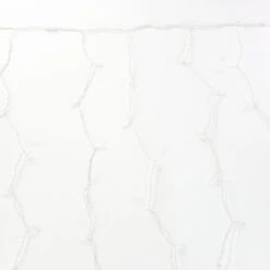 8-foot Twinkle LED Curtain Lights Pure White On White Wire -Christmas Light Store pure white led twinkle curtain lights white wire a