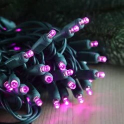 50-light 5mm Purple LED Christmas Lights, 6" Spacing Green Wire -Christmas Light Store purple 5mm led christmas lights 080518c 60656c12 c0d2 4961 acfd 2d1e622a242a