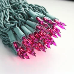 100-bulb Purple Mini Lights, 6" Spacing, Green Wire 12 100-bulb Purple Mini Lights, 6" Spacing, Green Wire -Christmas Light Store purple mini lights green wire 031022 b f3c5b1ca 812b 4a77 a910 2a9b73f2c570