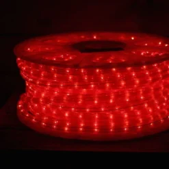 1/2" Red Incandescent Rope Lights -Christmas Light Store red rope light 918