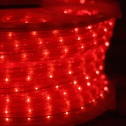 1/2" Red Incandescent Rope Lights -Christmas Light Store red spool rope light 918