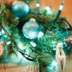 100-bulb Teal Mini Lights, 6" Spacing, Green Wire -Christmas Light Store teal christmas lights green wire 050818 3bfcb71a 6c2f 4d92 ae9d 5f5bac6aeb0b