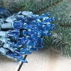 100-bulb Teal Mini Lights, 6" Spacing, Green Wire -Christmas Light Store teal christmas tree lights green wire 090518a 74228fdb 34cb 4081 94f5 2e468786d319