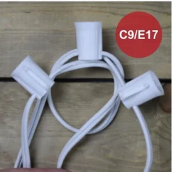 C9 (E17) 1000' Spool 9" Spacing, White SPT-1 Wire -Christmas Light Store white c9 christmas lights cord a 9a6b19c6 0b82 4601 9bbd 55ac3a94e78e